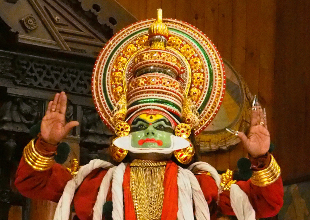 Danseur de Kathakali à Kochy Danseur de Kathakali à Kochy